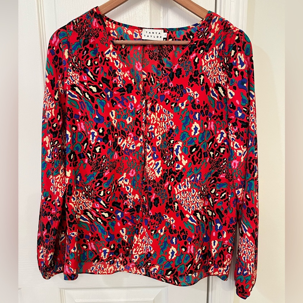 Tanya Taylor Silk Blouse